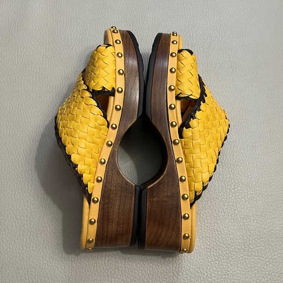 Pons Quintana Women’s Platform Leather Woven Sandal - Made in Spain - EU 39/US 8 - Picture 5 of 9